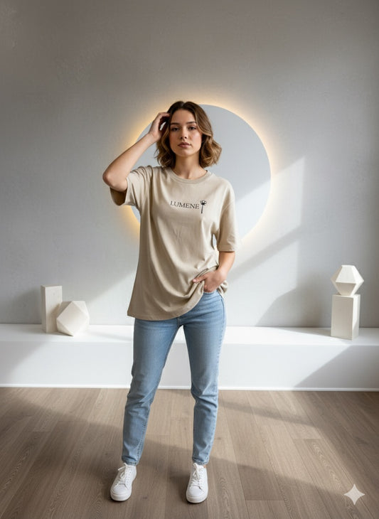 Everyday LUMENÉ Tee – Neutral Beige